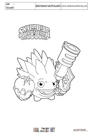 Skylanders boyama sayfaları
